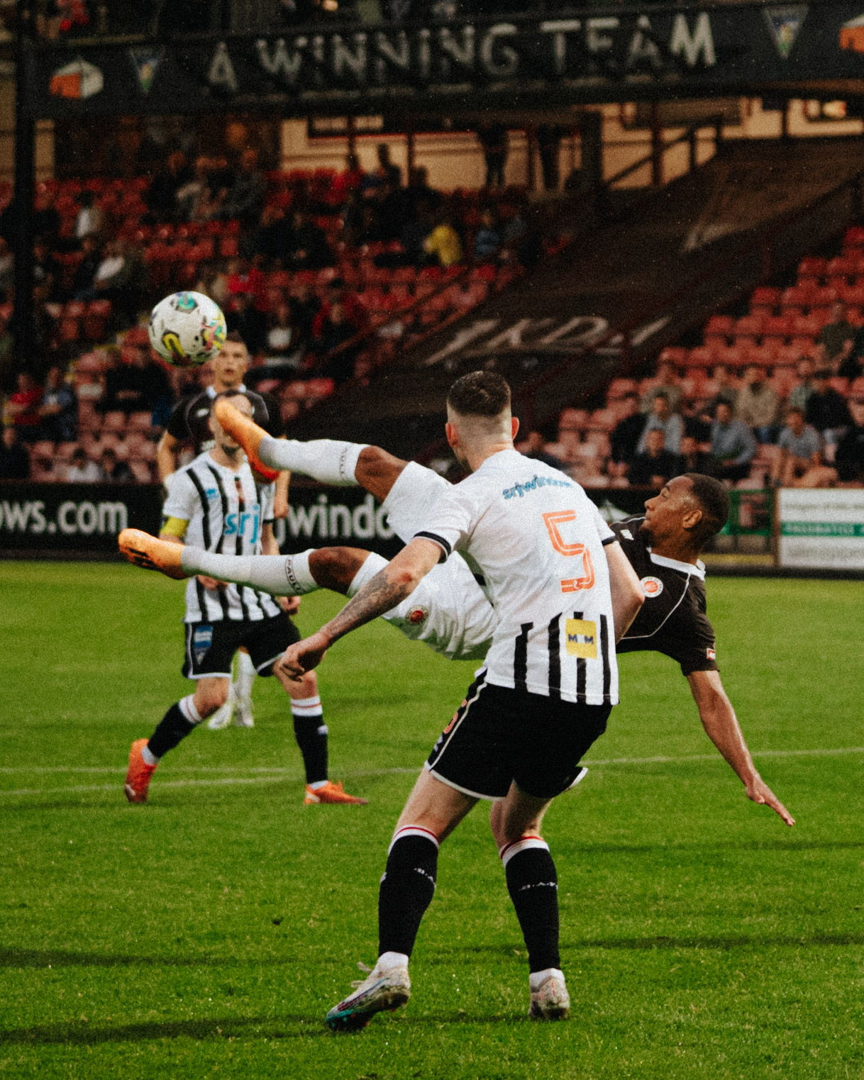Etienne Amenyido's horizontal bicycle kick in the friendly against Dunfermline.
