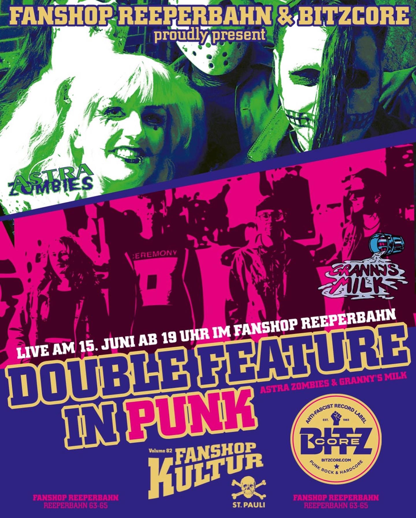 Double Feature in Punk im Fanshop Reeperbahn