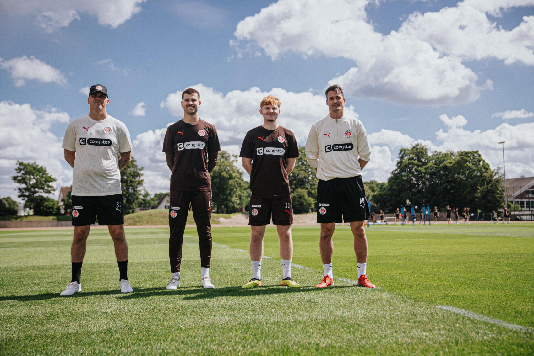 From left to right: Sven Van Der Jeugt, Ben Voll, Robert Wagner and Alexander Blessin.