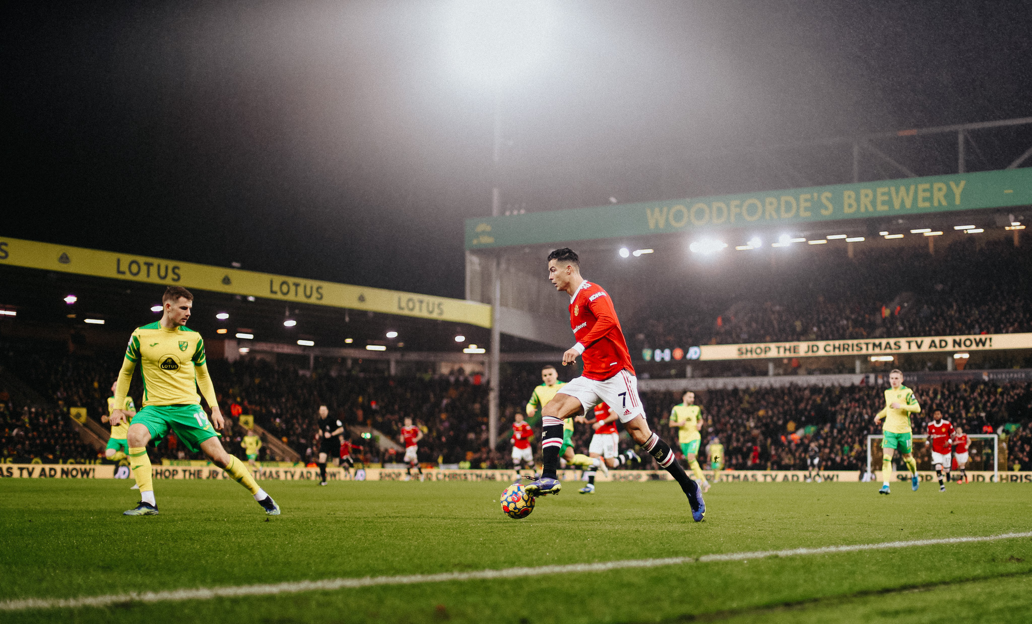 Manchester United zu Gast an der "Carrow Road" bei Norwich City am 21. Premier League-Spieltag der Saison 2021/22