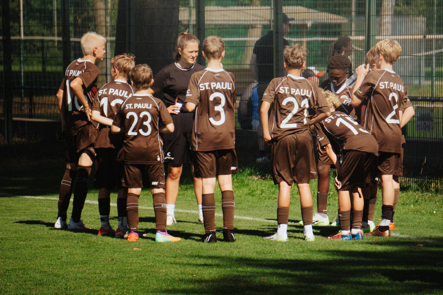 Lia in der Saison 2023/24 mit der U13 beim Nordcup.