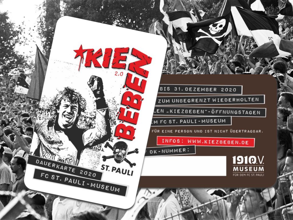 Schick: Mit der Soli-DK für 30 Euro (2020 mit Klaus Thomforde) könnt Ihr das FC St. Pauli-Museum fördern.